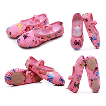 Load image into Gallery viewer, Children Practise Ballerina Shoes Woman Dance Shoes Girls Ballet Shoes Canvas Butterfly Soft Sole Ballet Dance Slippers
