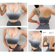 Load image into Gallery viewer, Fitness Yoga Bras Crop Top Padded Sports Bra Top Women Seamless Breathable Workout Gym Bras Backless Push Up
