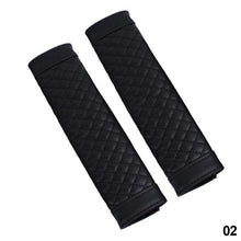 Load image into Gallery viewer, 2Pcs PU Leather Car Safety Seat Belt Covers Shoulder Protection Pad Padding Car Protection Accessories
