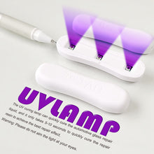 Load image into Gallery viewer, Mini Car Glass Repair Curing Lamp Resin Curing Glue UV Lamp Lighting Set Tool Front Windshield Glass Crack Repair Tools
