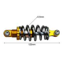Load image into Gallery viewer, 2Pcs Universal 125mm Rear Shock Absorbers For Electric Bicycle Scooter,E Bike Spring Rear Shocks High Performance
