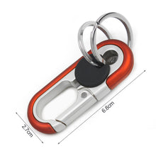 Load image into Gallery viewer, Stainless Steel Car Hook Lock Holder High-end Keychain Creative Buckle Carabiner Key Ring Outdoor
