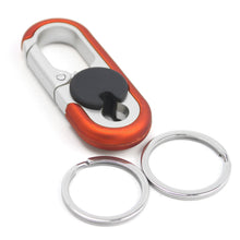 Load image into Gallery viewer, Stainless Steel Car Hook Lock Holder High-end Keychain Creative Buckle Carabiner Key Ring Outdoor
