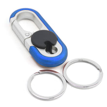 Load image into Gallery viewer, Stainless Steel Car Hook Lock Holder High-end Keychain Creative Buckle Carabiner Key Ring Outdoor
