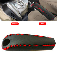 Load image into Gallery viewer, Car Leather Gears Handbrake Cover Shift Lever Cover Auto Interior Accessories for Kia K2 2011 - 2016 Handle Sleeve Car Accessories
