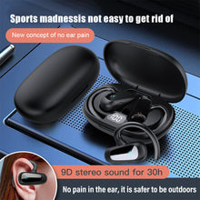 Load image into Gallery viewer, M-t8 Ear-hanging Air Conduction Digital Display Bluetooth Headset Sports Not In-ear True Wireless Not In-ear Bone Conduction
