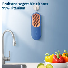 Load image into Gallery viewer, Portable Fruit and Vegetable Cleaner USB Fruit Washing Machine Kitchen Food Purifier Capsules Shape Vegetable Cleaning Machine

