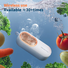 Load image into Gallery viewer, Portable Fruit and Vegetable Cleaner USB Fruit Washing Machine Kitchen Food Purifier Capsules Shape Vegetable Cleaning Machine

