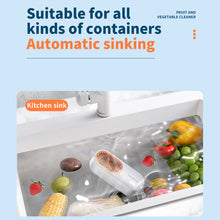 Load image into Gallery viewer, Portable Fruit and Vegetable Cleaner USB Fruit Washing Machine Kitchen Food Purifier Capsules Shape Vegetable Cleaning Machine
