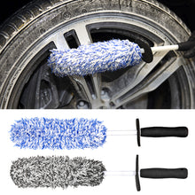 Load image into Gallery viewer, Car Wheel Wash Super Brush Microfiber Premium Wheels Brush Non-Slip soft Handle Cleaning Spokes Accessories
