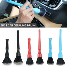 Load image into Gallery viewer, 2Pcs Car Detailing Brush Air Conditioner Auto Wash Accessories Cleaning Tools Detailing Vehicle Interior Supplies
