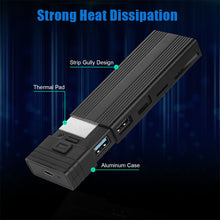 Load image into Gallery viewer, 10Gbps SSD Case HUB Type C to M.2 USB3.0 Enclosure USB C HUB Splitter with SD TF Card Reader for NGFF NVME M2 M Key/B+M Key SSD
