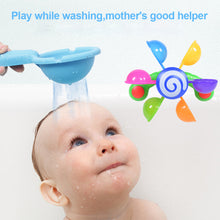 Load image into Gallery viewer, Colorful Waterwheel Bathing Sucker Baby Bath Toys Bathtub Water Spray Play Set Shower Sprinkler Toy For Kids Toddler Children
