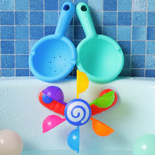Load image into Gallery viewer, Colorful Waterwheel Bathing Sucker Baby Bath Toys Bathtub Water Spray Play Set Shower Sprinkler Toy For Kids Toddler Children
