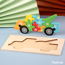 Load image into Gallery viewer, Toddler Jigsaw Wooden Puzzle Gift Toy for 1 2 3 Years Old Montessori Toy Infant Toddler Sensory Toy Early Learning Educational
