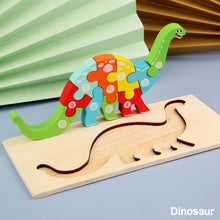 Load image into Gallery viewer, Toddler Jigsaw Wooden Puzzle Gift Toy for 1 2 3 Years Old Montessori Toy Infant Toddler Sensory Toy Early Learning Educational
