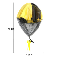 Load image into Gallery viewer, Outdoor Game Child Hand Throwing Parachute Flying Toy Tangle-free Throw Watch Landing Mini Soldier Camouflag Kids Outdoor Toys
