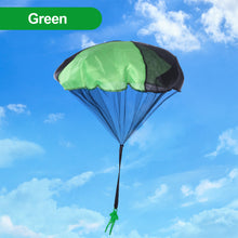 Load image into Gallery viewer, Outdoor Game Child Hand Throwing Parachute Flying Toy Tangle-free Throw Watch Landing Mini Soldier Camouflag Kids Outdoor Toys
