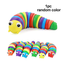 Load image into Gallery viewer, 3D Fidget Slug Articulated Realistic Insects Toy Fun Crawling Sensory Toy Can Be Twisted Casually Pleasant Release Stress
