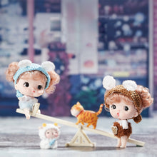 Load image into Gallery viewer, Bear Diary Doll Mini Pocket Dolls Cute Surprise Face Girl Doll With Clothes Dolls Toys Gift for Girls
