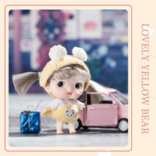 Load image into Gallery viewer, Bear Diary Doll Mini Pocket Dolls Cute Surprise Face Girl Doll With Clothes Dolls Toys Gift for Girls
