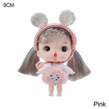 Load image into Gallery viewer, Bear Diary Doll Mini Pocket Dolls Cute Surprise Face Girl Doll With Clothes Dolls Toys Gift for Girls
