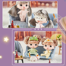 Load image into Gallery viewer, Pajama Diary Doll Mini Pocket Dolls Cute Surprise Face Girl Doll With Clothes Dolls Toys Gift for Girls
