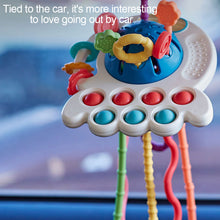 Load image into Gallery viewer, Baby Develop Teething Toy Montessori Sensory Toys Training Finger Sensory Toy 1 2 3 Years Silicone Pull String Educational Toys For Babies 0 12 Months
