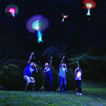 Load image into Gallery viewer, Outdoor Shining Rocket Flash LED Light Slingshot Elastic Helicopter Rotating Outdoor Flying Toy Arrow Party Gift Childrens Favor
