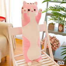 Load image into Gallery viewer, Cute Soft Long Cat Pillow Plush Toys Stuffed Pause Office Nap Pillow Bed Sleep Pillow Home Decor Gift Doll for Kids Girl
