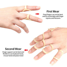 Load image into Gallery viewer, Finger Fixed Splint Finger Cuff Joint Stabilizer Protection Bending Adjustable Finger Splint Bracket Protector Straightening Arthritis
