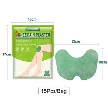 Load image into Gallery viewer, Knee Pain Plaster Knee Pain Plaster Natural Wormwood Knee Arthritis Pain Relief Patches Knee Joint Pain Stiffness Health Care
