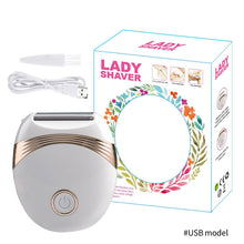 Load image into Gallery viewer, Hair Removal Instrument Armpit Hair Leg Private USB Rechargable Underarm Hair Shaver Household Trimmer Shaving Machine
