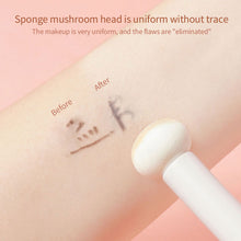 Load image into Gallery viewer, Makeup Concealer Brush Sponge Mushroom Head Black Eye Circles Tear Ditch Nasolabial Concealer Brush Even Makeup Brush
