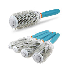 Load image into Gallery viewer, Hairdressing Comb Modeling Ceramic Rolling Comb Cylinder Nylon Curling Comb Curling Comb Ceramic Aluminum Tube Comb
