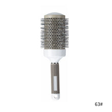 Load image into Gallery viewer, Wire Air Aluminum Tube Rolling Comb Air Curling Hair Salon Modeling Round Rolling Comb Drying Curling Comb Ceramic Nano Hairbrush
