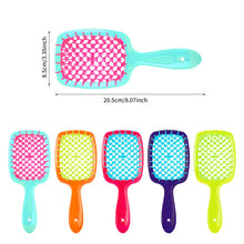 Load image into Gallery viewer, Hollow Grid Comb Wide Teeth Air Cushion Combs Women Hairstyle Scalp Massage Comb Hair Brush Hollowing Out Hairdressing Tools
