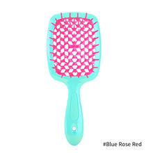 Load image into Gallery viewer, Hollow Grid Comb Wide Teeth Air Cushion Combs Women Hairstyle Scalp Massage Comb Hair Brush Hollowing Out Hairdressing Tools
