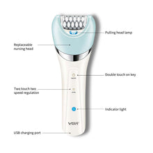Load image into Gallery viewer, 5in1 Multifunctional Electric Women Epilator Female Shaver Leg Body Hair Removal Lip Chin Depilatory Lady Trimmer Facial Hair Remover
