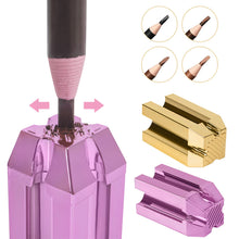 Load image into Gallery viewer, 4 In 1 Eyebrow Pencil Sharpener Microblading Tattoo Marker Permanent Makeup Professional Eyebrow Pencil Sharpening Tip Thin Tools
