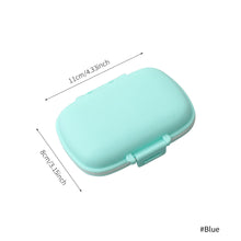 Load image into Gallery viewer, Moisture-proof Sealed 8-compartment Medicine Box Portable One-week Health Box Travel Medicine Storage Box Wheat Straw Container
