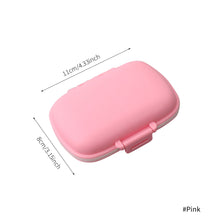 Load image into Gallery viewer, Moisture-proof Sealed 8-compartment Medicine Box Portable One-week Health Box Travel Medicine Storage Box Wheat Straw Container
