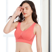 Load image into Gallery viewer, Women Yoga Underwear Padded Crop Tops Underwear Gym Top Yoga Sport Bra Breathable Fitness Running Vest Yoga Bras

