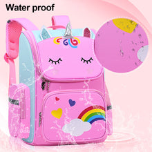 Load image into Gallery viewer, Kid Cute Backpack Unicorn School Bag Primary School Bag Unicorn Dinosaur Bagpack For Boys and Girls Lightweight Backpack
