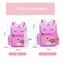 Load image into Gallery viewer, Kid Cute Backpack Unicorn School Bag Primary School Bag Unicorn Dinosaur Bagpack For Boys and Girls Lightweight Backpack
