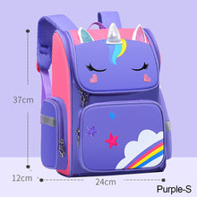 Load image into Gallery viewer, Kid Cute Backpack Unicorn School Bag Primary School Bag Unicorn Dinosaur Bagpack For Boys and Girls Lightweight Backpack
