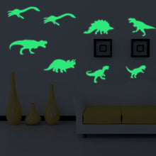 Load image into Gallery viewer, Glow in Dark Dinosaur Wall Sticker Jurassic World Luminous Wall Sticker Kids Room Decal Fluorescent Home Decoration

