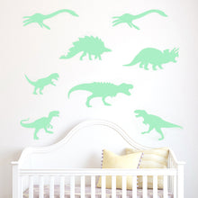 Load image into Gallery viewer, Glow in Dark Dinosaur Wall Sticker Jurassic World Luminous Wall Sticker Kids Room Decal Fluorescent Home Decoration
