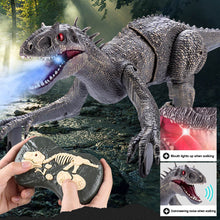 Load image into Gallery viewer, 2.4G RC Electric Walking Dinosaur D-Rex Raptor Toys Remote Control Velociraptor Model Christmas Gifts for Kids Children
