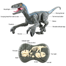 Load image into Gallery viewer, 2.4G RC Electric Walking Dinosaur D-Rex Raptor Toys Remote Control Velociraptor Model Christmas Gifts for Kids Children
